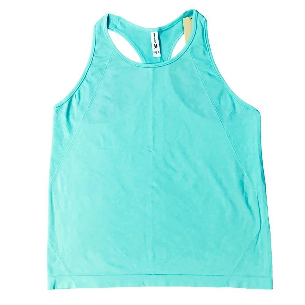 All In Motion Women’s Athletic Racerback Tank Top Aqua Blue Size XXL NWT